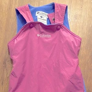 Columbia Toddler Pink and Purple Snow Bib Overalls 3T